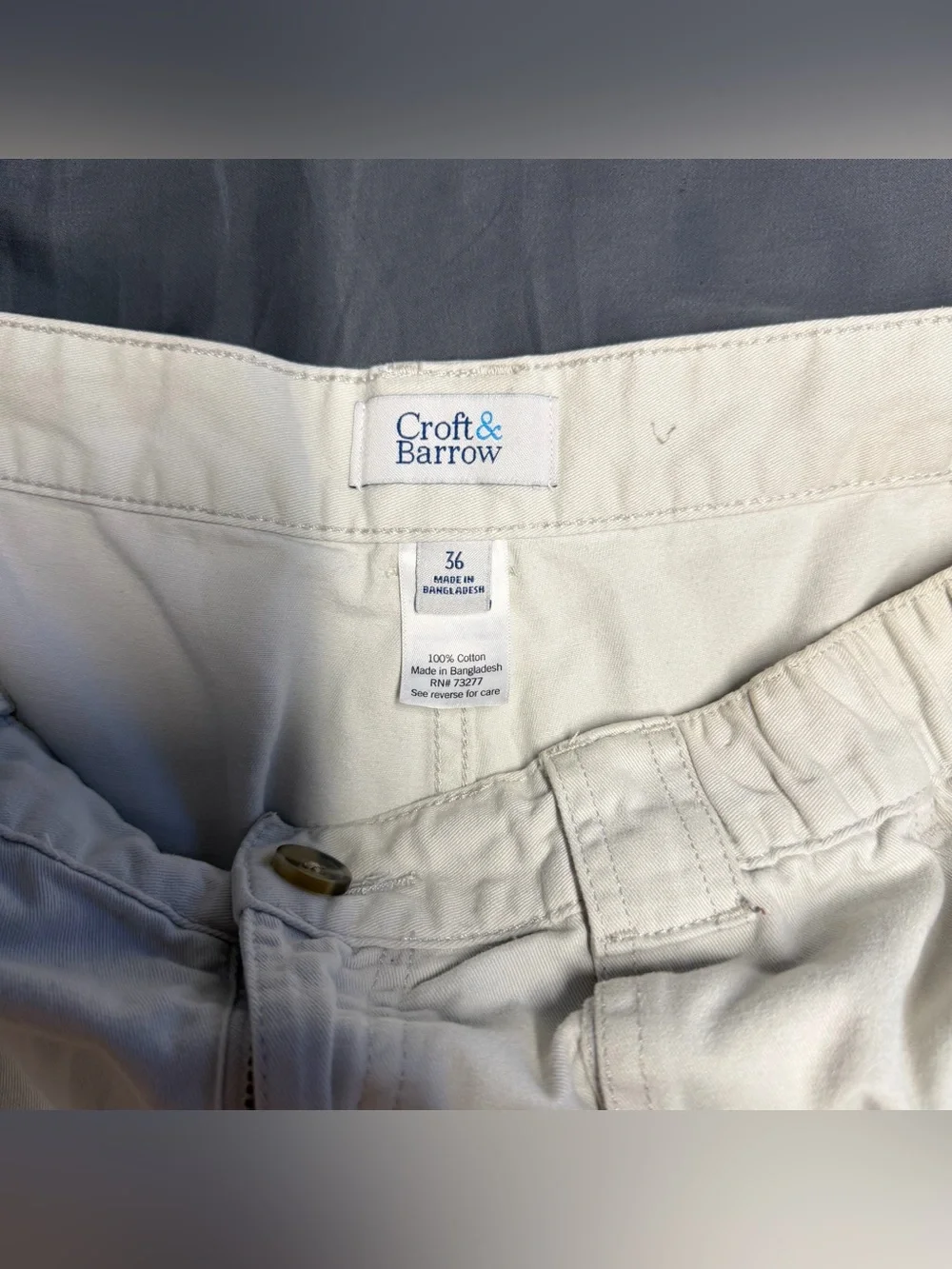 croft & barrow Khaki Utility Cargo Shorts